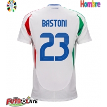 Camiseta Italia Alessandro Bastoni #23 Visitante Equipación Eurocopa 2024 manga corta